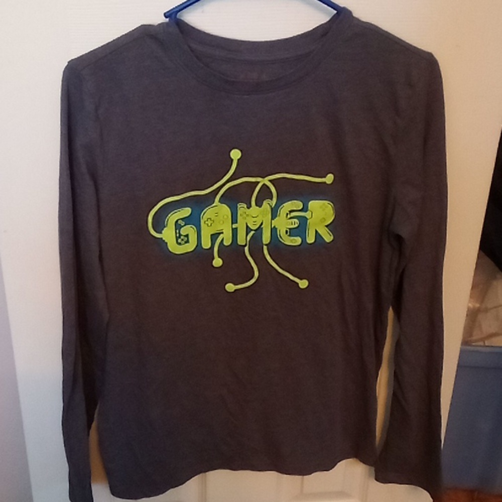 Boy's Grey Gamer Shirt size XL